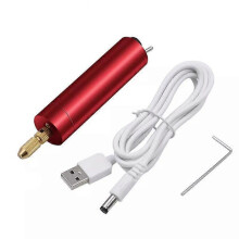 (gold) DIY Drilling Electric Tool Mini Electric Drill Set Epoxy Resin Jewelry Making