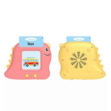 (Blue Dinosaur) Advocatey English Flash Card Reader,Learning Toys for Toddlers 2-4 Years