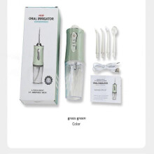 Portable Water Flosser USB Rechargeable Water Jet Floss Tooth Pick 4 Jet Tip
