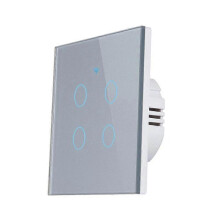 2/3/4 Gang Smart Light Switch Tuya Touch App Control NO Neutral Wire Required