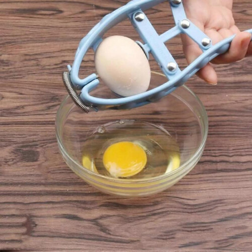 (Pink) Multifunctional 2 in 1 Egg Opener,Egg Shell Opener Egg Separator For Raw Eggs 2