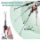 (Bule) Gloryboom Telescopic Club,Retractable Golf Swing Training Aid,Golf Grip Trainer 3