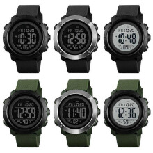 (color04) SKMEI Digital Sports Watch Mens 50M Waterproof Resistant Casual Military