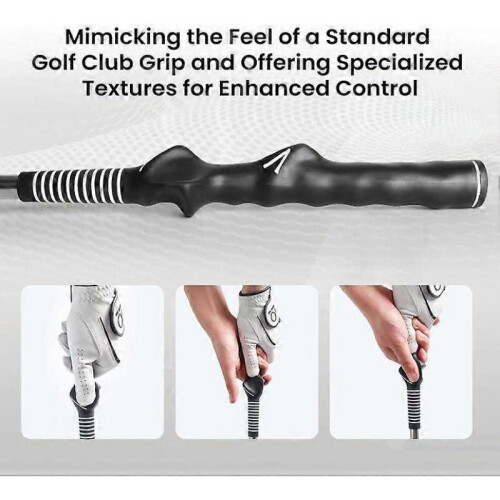 (Bule) Gloryboom Telescopic Club,Retractable Golf Swing Training Aid,Golf Grip Trainer 1