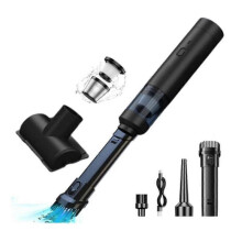 (Black) AirTrek Pro Compact Vacuum & Blower with Enhanced Dual Power,4 in 1 Powerful