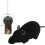 (Black) Interactive Automatic Moving Mouse Toys with Squeaky Sound,Interactive Cat Toys 1