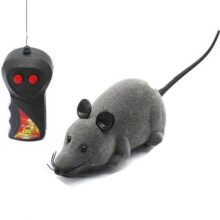 (Grey) Interactive Automatic Moving Mouse Toys with Squeaky Sound,Interactive Cat Toys
