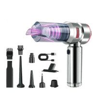 (Red) FlexUp - FlexUp Car Vacuum, FlexUp Car Vacuum Cleaner Cordless Rechargeable