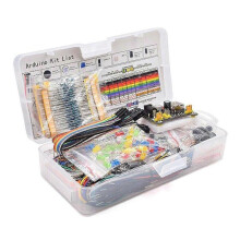 Electronic Component Starter Wire Breadboard LED Buzzer Resistor Transistor Kit