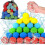 (60pcs,Color2)Reusable Water Sponge Balls, Kiddospace Reusable Water Sponge Balls 2