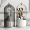 (color01) Multi-Function Rotating Bird Cage Toiletries Storage Rack, Concealed Toothbrush 3