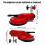 (COLOR 01)Growth Chart Mirror for Wall,Mirror Growth Chart Wall,Height Ruler with Stickers 3