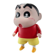 (blue suit) Crayon Shin-Chan Dumb Figure Movable Cabinet doll