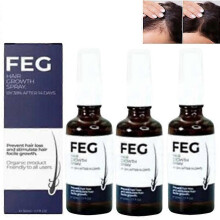 1-3Pcs FEG Organic Anti Hair Loss Hair Growth Treatment Oil for Thicker Long Hair -50ML