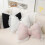 (head pillow)Bow Pillow Cute Bow Shaped Pillows Lumbar Pillow Home Decorative Bowknot Throw 1