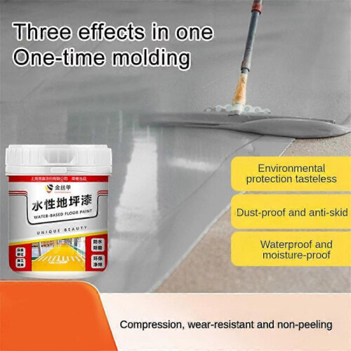 (Light green)Wind Paint, Quick-Dry Anti-Slip Water-Based Floor Paint 2