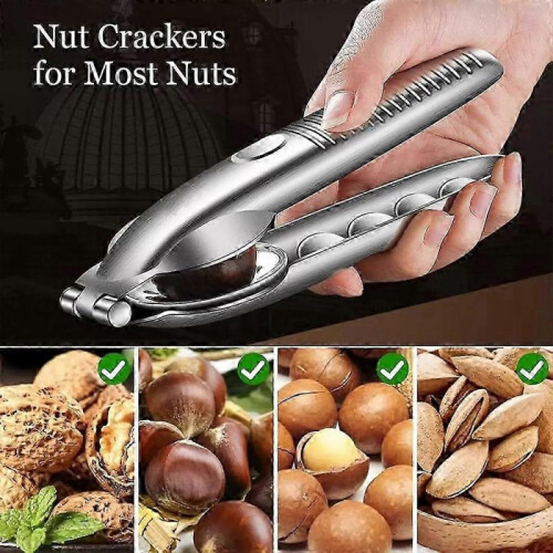 (Opener)Stainless Steel Nutcracker Chestnut Clip,Multifunction Nut Opener Plier 1