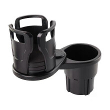(Carbon fiber black) Cup Holder Expander for Car, 2025 Upgrade 2 in 1 Dual Car Cup Holder Extender