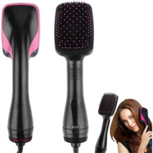 (AU, red) Comfort Comb Multi Hair Dryer, 2 in 1 Hair Dryer Brush & Straightener Brush