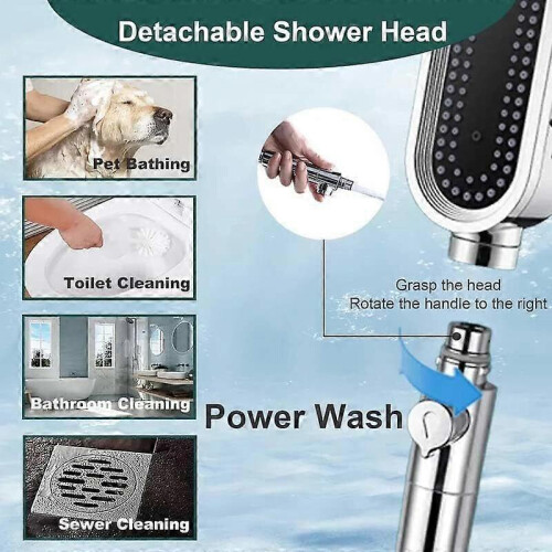 High Pressure Shower Head,Filtered Shower Head with Handheld 2