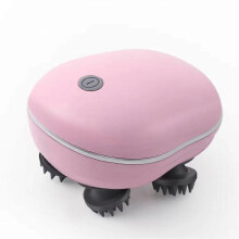 Electric Waterproof Scalp Massager with Red LED Light Stress Relief And Hair