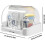 Baby Bottle Drying Rack Tableware Storage Box Dustproof Cup Holder with Lid 2