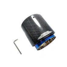 (As show, One size) 1pcs 3K Carbon Premium Exhaust Muffler Tips For MINI Cooper S R55 R56 R57 R58 R59 R60 R61 F54 F56 F57 F60~16536