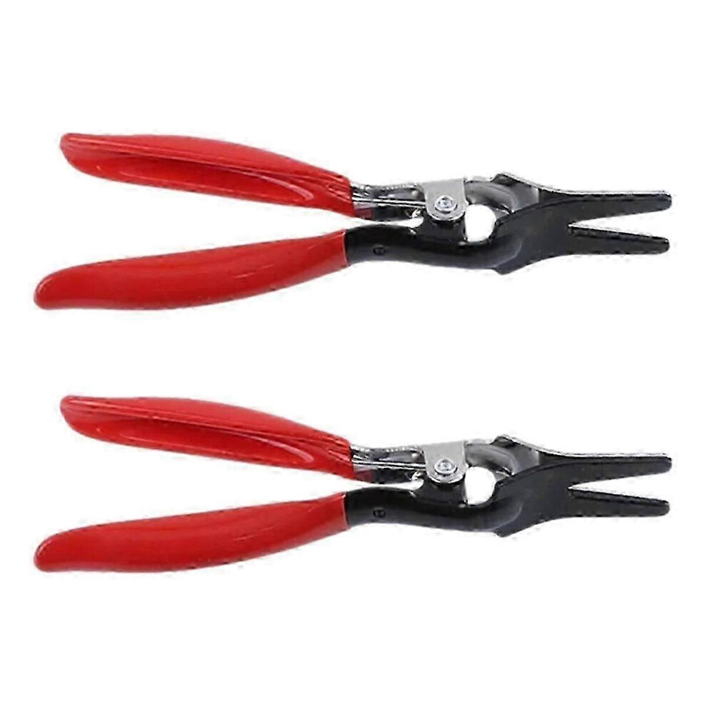 (As Show, One Size) Car Oil Hose Pipe Buckle Removal Tool Oil Pipe Separation Clamp Joint Tightening Pliers Fuel Filter Automotive Pipe Tool 4631898206562