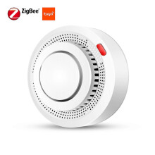 (As show, One size) Smoke Detector TUYA APP Push Massage Smoke Sensor Highly Sensitive Alarm Fire for Home Alarm System