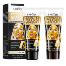 1-3pcs Gold Foil Peel-Off Mask Anti-Wrinkle Face Mask 98% for Deeply Cleans Skin Care Reduces Fine Lines