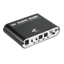 (As show, One size) 5.1 Audio Rush SPDIF Coaxial to 5.1/2.1 Channel DTS/AC-3 Audio Decoder Surround Sound Rush for STB DVD Player HD Player Xbox 360 EU Plug