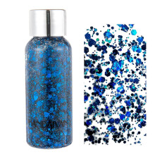 (5, One size) HANDAIYAN 35g Glitter Face Body Gel Dazzling Sequins Liquid Eyeshadow Holiday Parties Body Sequins