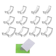 (As show, One size) 12Pcs Invisible for Loose Rings Ring Adjuster Fit Any Rings Ring Clips to Make Rings Smaller Ring