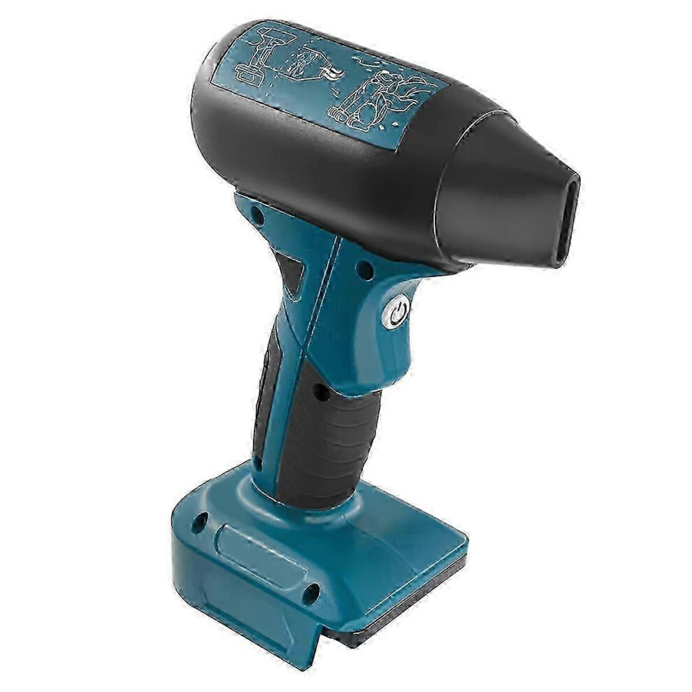 (As Show, One Size) Wind Speed Handheld Violent Fan For 18V Battery Turbo Jet Fan 4633396558082