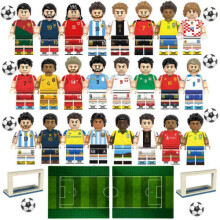 (A) World Cup football stars building block minifigures Kids Gifts Toys