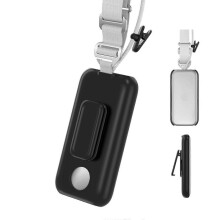 (Black) Battery Holder Compatible with Apple Vision Pro,Portable Vision Pro Battery Case with 360 Rotatable Belt Clip