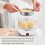 (As show, One size) 2 Layers Rapid Egg Cooker, Egg Cooker for Hard Boiled Eggs, 14 Egg Capacity 4