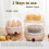 (As show, One size) 2 Layers Rapid Egg Cooker, Egg Cooker for Hard Boiled Eggs, 14 Egg Capacity 3