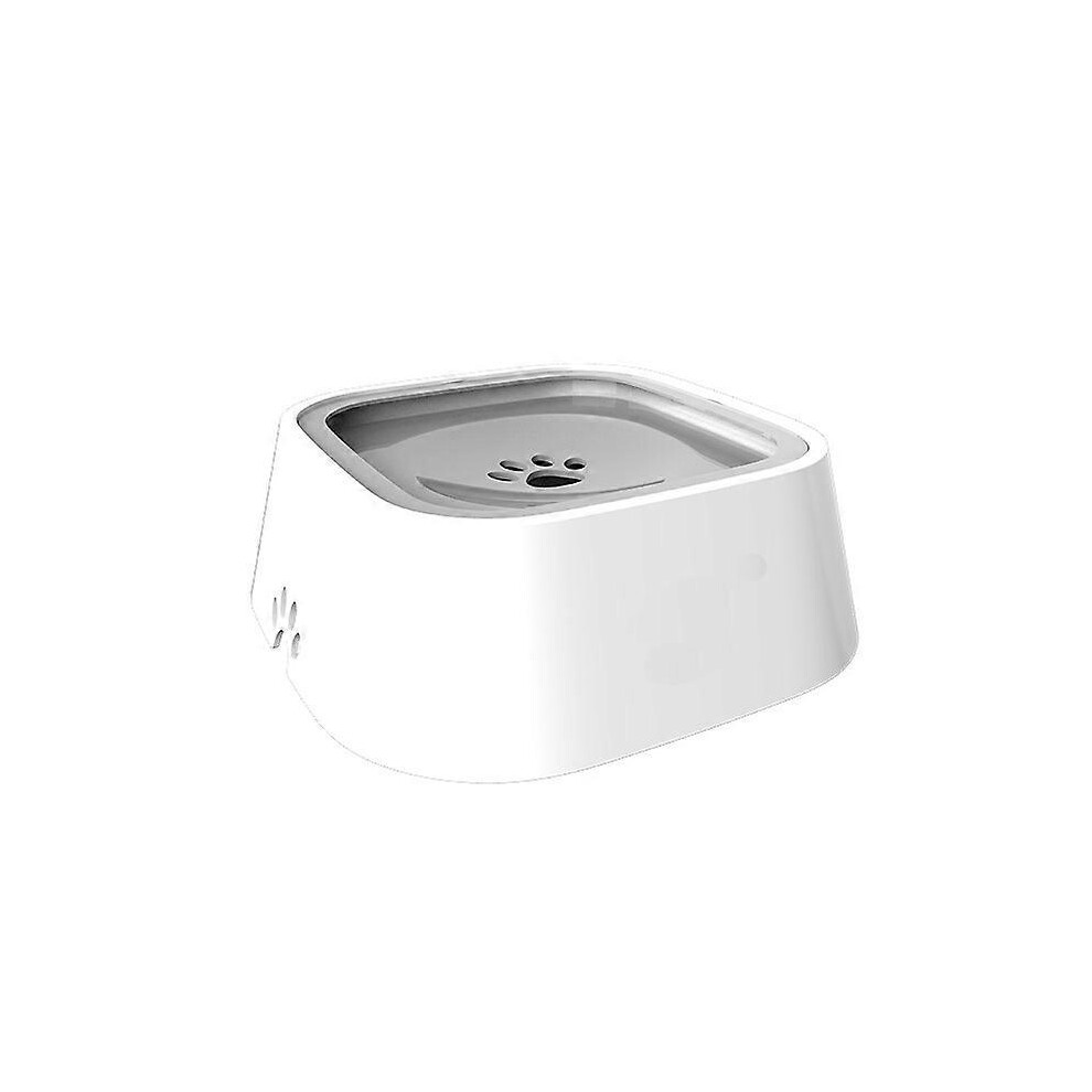 (As show, One size) Dog Water Bowl Dispenser Vehicle Carried Floating Bowl Travel Anti-Slip Slow Water Feeder Not Wetting Mouth Pet Fountain