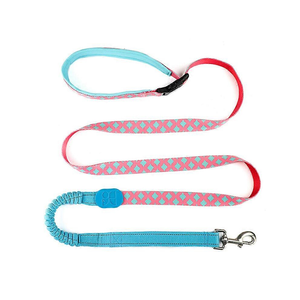 (Sunrise, One size) Soft Dog Leash Running Hands Free Elastic Reflective Training Pet Bungee Lead Leash For Dogs Extendable Strong Leads Pet Leashes