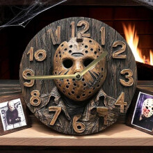 Wall Clock, Friday the 13th Wall Clock Halloween Gift Decoration for Office Home Bedroom
