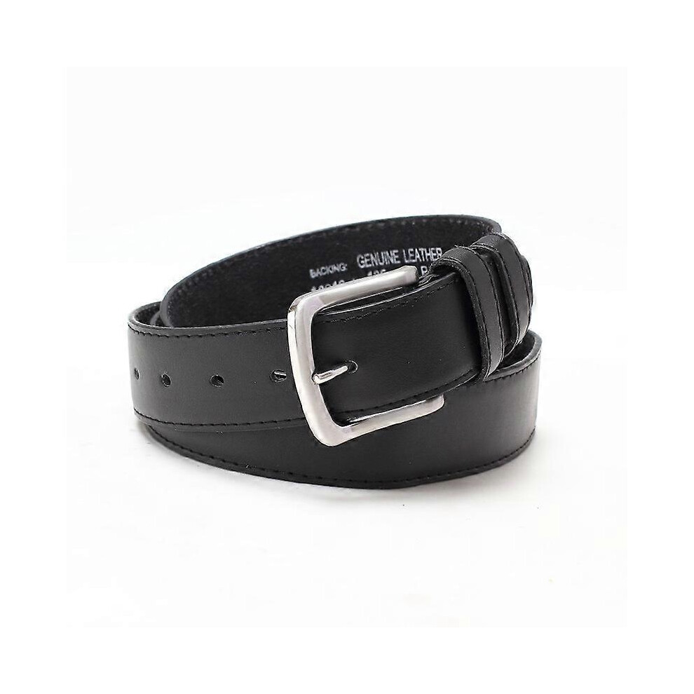 (Black, One size) 125cm Zipper Hidden Cash Anti-theft Belt Daily Travel PU Leather Waist Bag Men Women Hidden Money Belt Belt Length