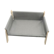 (As show, One size) Cat Sofa, Pet Cot, Resting and Sleeping, Pet Bed, Cat Scratching Sofa, for Bunny Small Animal Pet, Gray