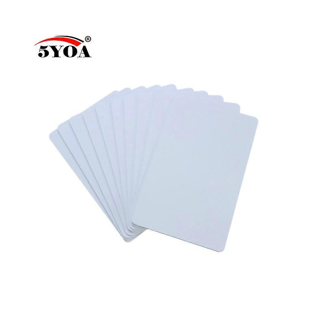(As show, One size) 100pcs EM4305 T5577 Duplicator Copy 125khz RFID Tag Access Control Porta Chave Card  Key Fob Token Ring Proximity