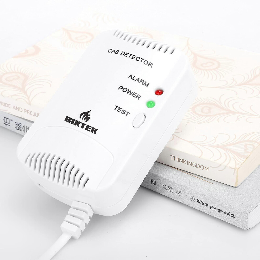 (As Show, One Size) Natural Gas Leak Detector For Home, Lpg Methane Propane Butane City Natural Gas Alarm 4632480821491