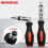 (As show, One size) Multi-function Ratchet Screw Batch Reverse Forward 6.35mm Internal Hexagonal Interface Screwdriver Bit Holder Hand Tools 2
