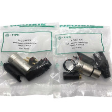 (50 each M and F, One size) 100PCS/Lot 100%New FOR NEUTRIK three-core balanced plug cannon heads NC3MXX and NC3FXX cannon male and female XLR 3 core plug