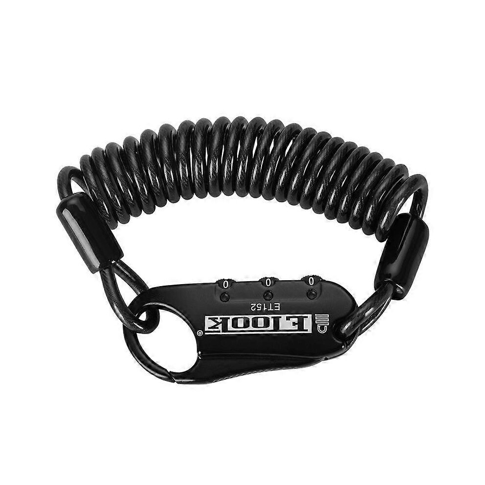 (As show, One size) Bicycle Combination Lock Bicycle Portable Mini Type Combination Lock Travel Case Steel Cable Lock Bicycle Helmet Lock-image-OPC-PHKC5WQ-NEW