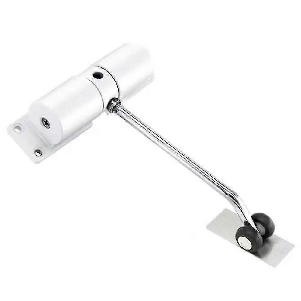 (As Show, One Size) Simple Door Closer Household Automatic Hinge Mute Closer Invisible Door Automatic Door Closer(White 4632480887886
