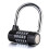 (Blue, One size) 5 Dial Digit Number Combination Travel Password Lock Combination Padlock Zinc Alloy Heavy Coded Lock Security Safely Code New 4